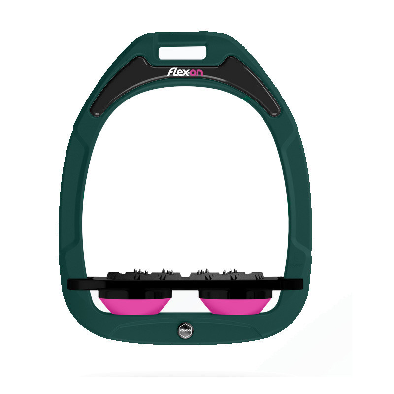 Etriers Green Composite 2 Plat Ultra-Gripp Flex-On cadre vert anglais