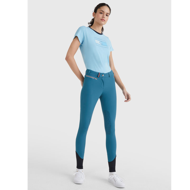 Pantalon d'équitation kneegrip summer 2022 Tommy Hilfiger Equestrian bleu 1