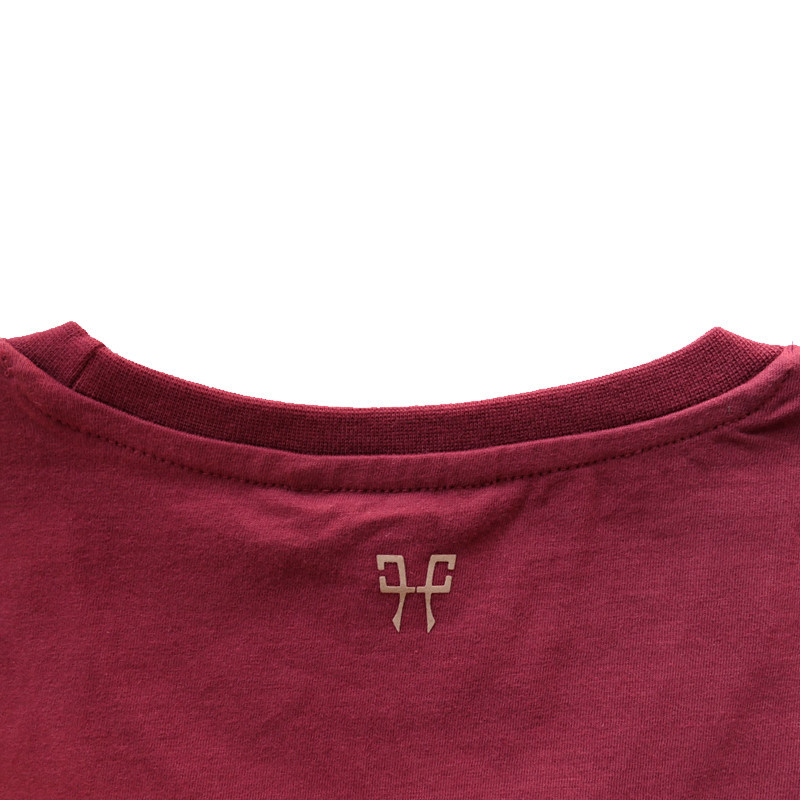 T-shirt Team shirt 2022 femme Horse Pilot dark red dos