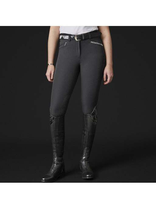 Pantalon d'équitation Ester Mountain Horse noir face Pantalon d'équitation Ester Mountain Horse noir face
