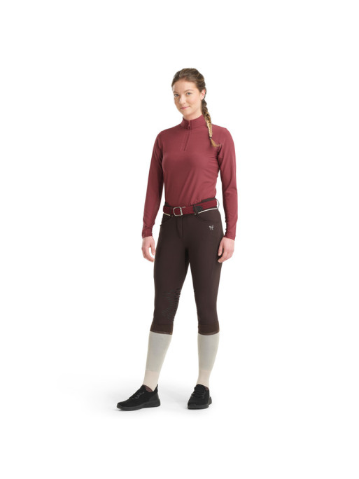 Polo Sunset 2022 Femme Horse Pilot dark red face Polo Sunset 2022 Femme Horse Pilot dark red face
