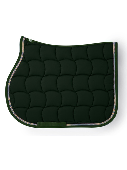 Tapis de selle Quadro 24 Jumping Anna Scarpati vert foncé Tapis de selle Quadro 24 Jumping Anna Scarpati vert foncé