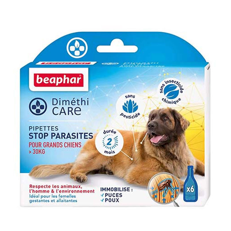 Pipettes antiparasitaires Diméthicare chien Béaphar