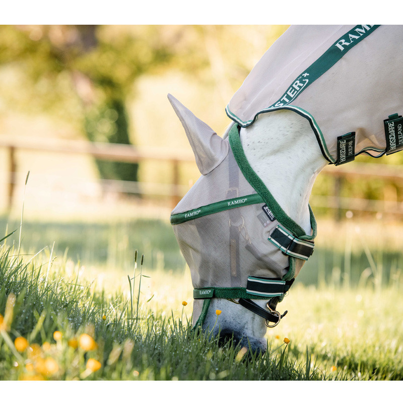 Masque anti-mouches Rambo Plus Horseware vert