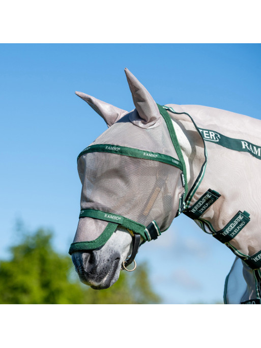 Masque anti-mouches Rambo Plus Horseware vert