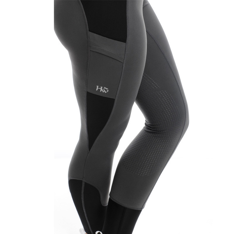 Leggins Riding Tights Silicon Horseware gris 1