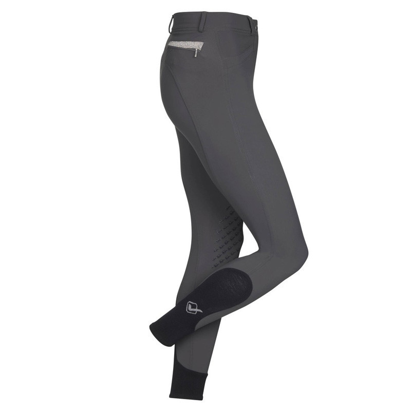 Pantalon dynamique knee grip LeMieux gris foncé 2