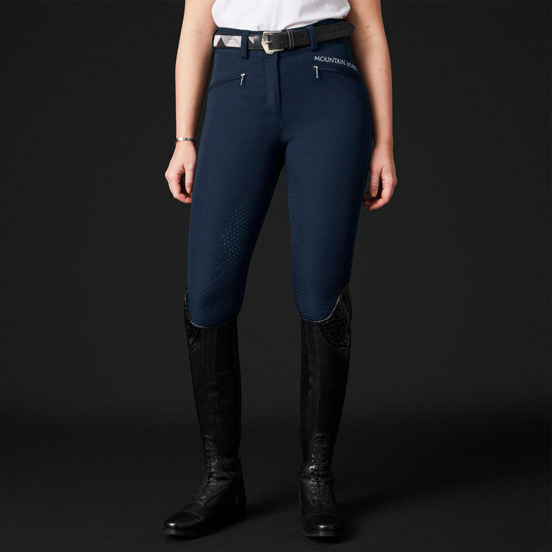 Pantalon d'équitation Diana Mountain Horse marine ambiance 1