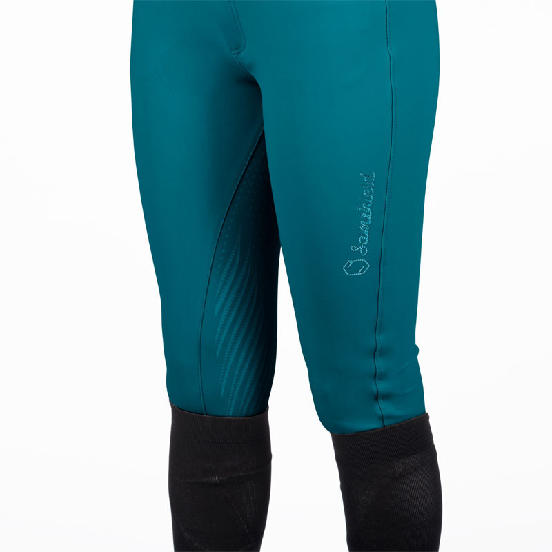 Pantalon Adèle kneep grip T/T Samshield bleu océan 1