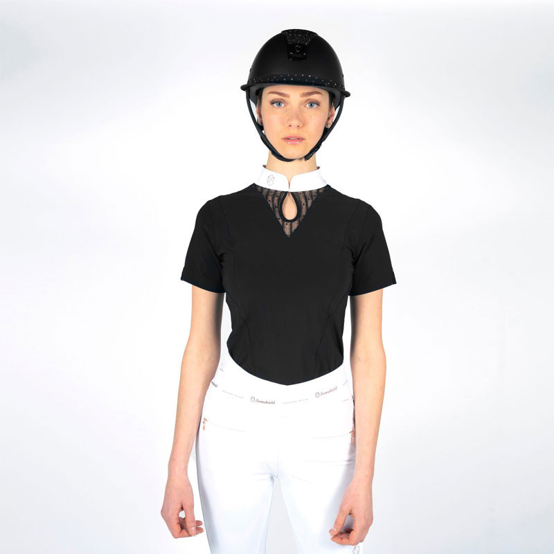 Polo de concours Bianca Samshield noir