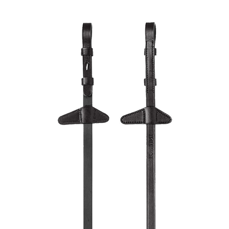 Rênes en caoutchouc avec arrêtoirs 5/8 Equiline