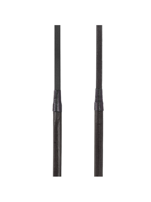 Rênes en caoutchouc avec arrêtoirs 5/8 Equiline