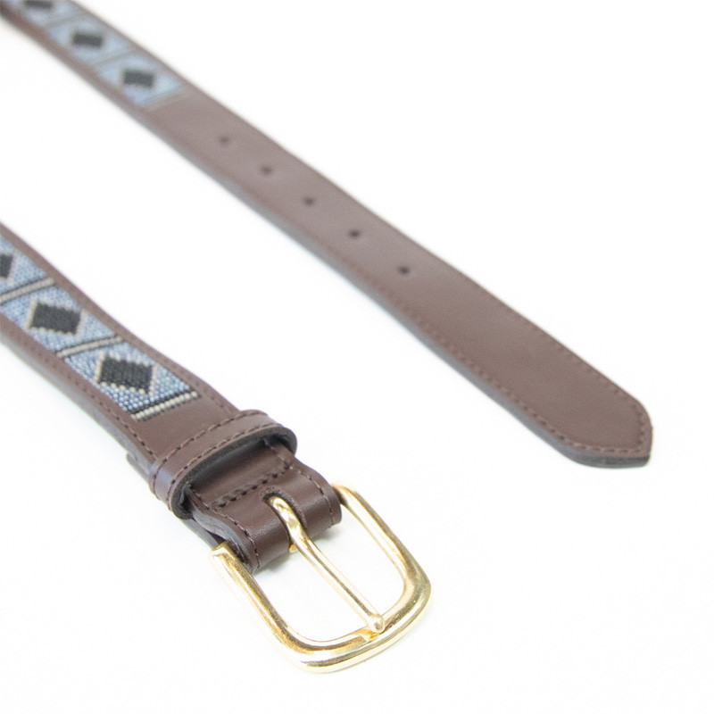 Ceinture Perles faites main Kentucky argent 2