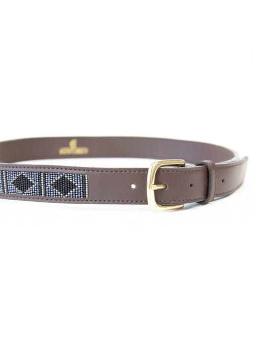 Ceinture Perles faites main Kentucky argent 3 Ceinture Perles faites main Kentucky argent 3