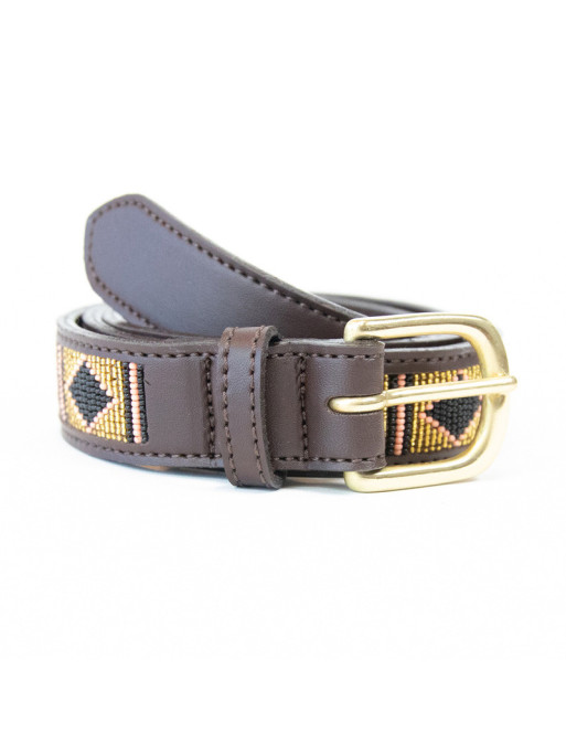 Ceinture Perles faites main Kentucky or 1