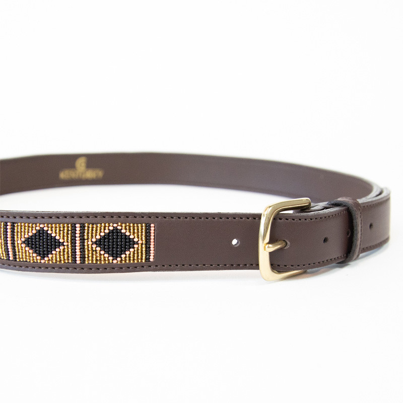 Ceinture Perles faites main Kentucky or 3