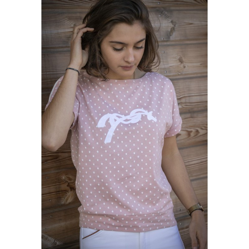T-shirt Poppy Pénélope rose 1