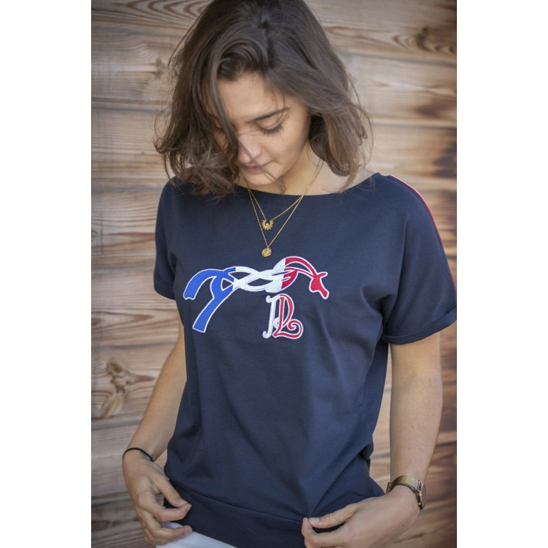T-shirt Poppy Pénélope marine 1