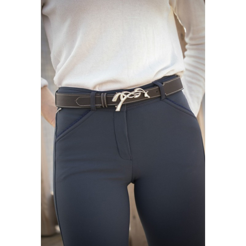 Ceinture Signature Pénélope cognac