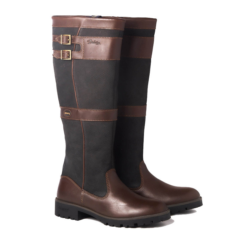 Bottes Longford Dubarry marron / noir