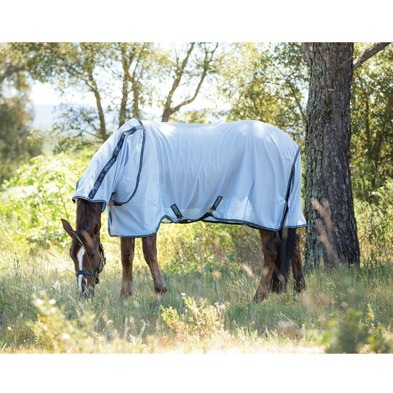 Couverture anti insectes Amigo Bug Rug Horseware argent / marine