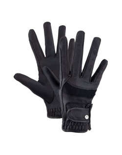 Gants D'équitation ELT En Polyester – Noir Taille 7, Neufs (fabrication Pakistan)
