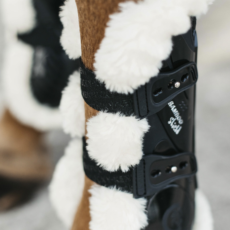 Guêtres Bamboo shield Elastic mouton vegan Kentucky noir