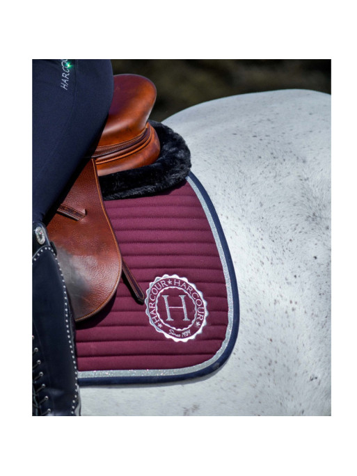 Tapis de selle Karembar CSO Rider Harcour bordeaux Tapis de selle Karembar CSO Rider Harcour bordeaux