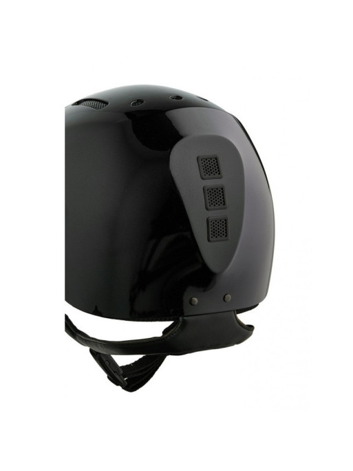 Casque Gravity S brillant Naca noir arrière Casque Gravity S brillant Naca noir arrière