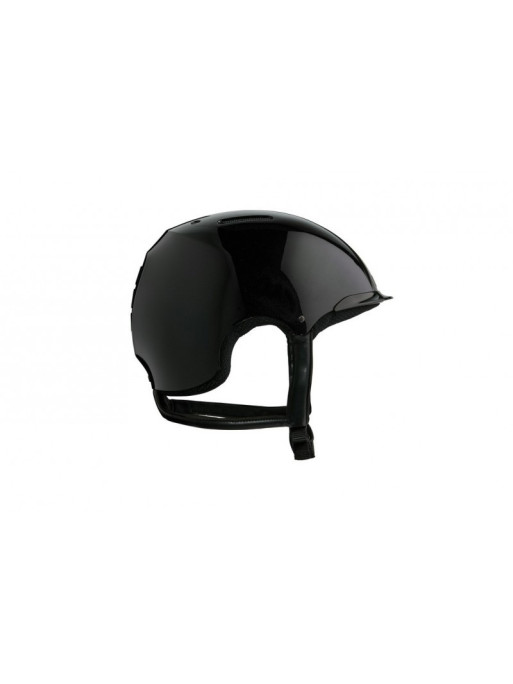 Casque Gravity S brillant Naca noir sans visiere Casque Gravity S brillant Naca noir sans visiere