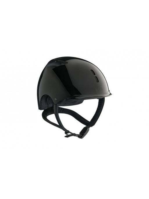 Casque Gravity S brillant Naca noir sans visiere Casque Gravity S brillant Naca noir sans visiere