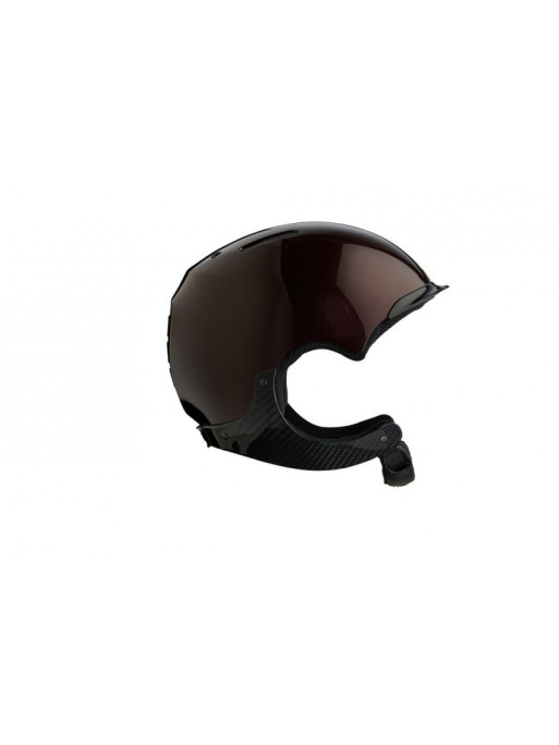 Casque Gravity XP brillant Naca prune profil sans visiere Casque Gravity XP brillant Naca prune profil sans visiere