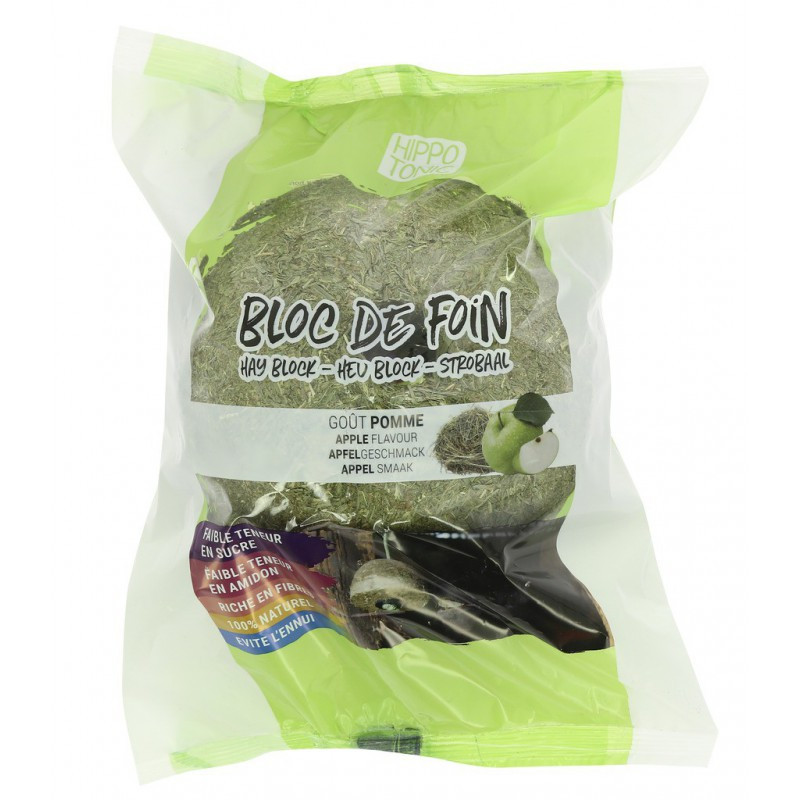 Bloc de foin Hippotonic pomme