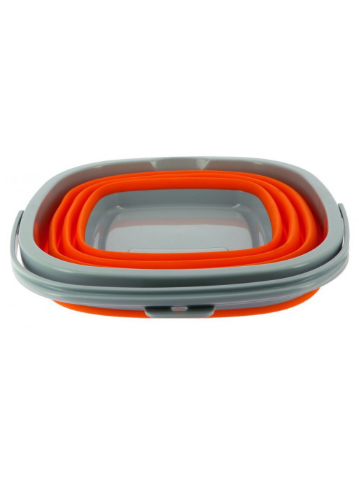 Seau pliant 10L Soft Fun Hippotonic vert néon orange néon
