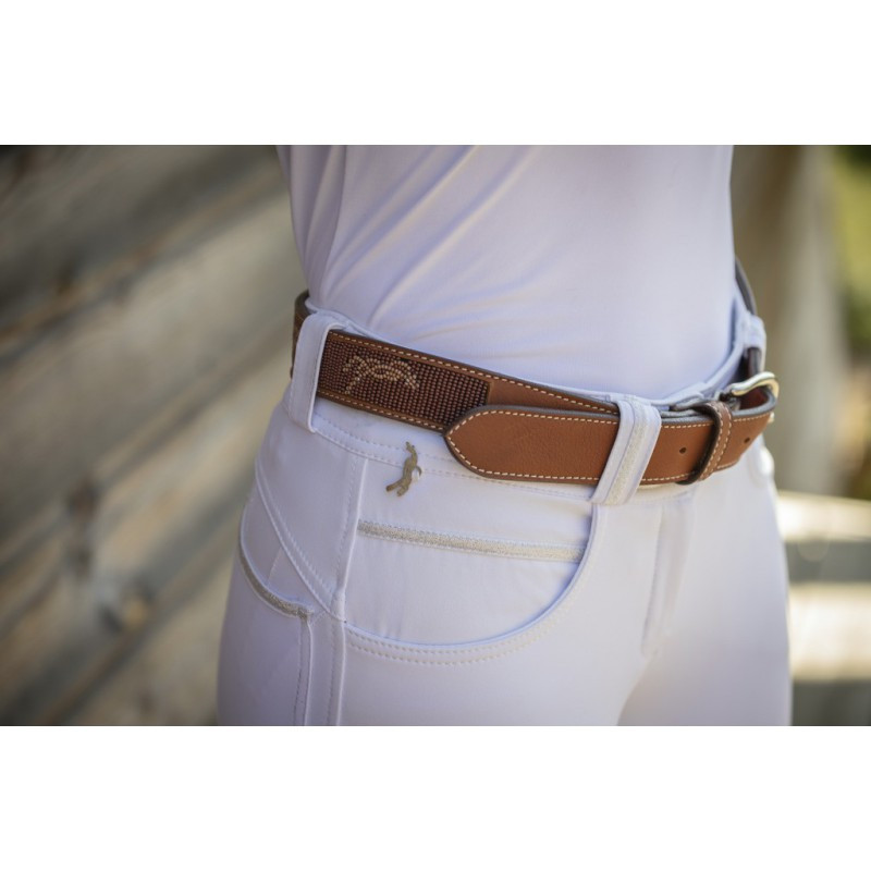 Ceinture Pearlog Penelope marron 3