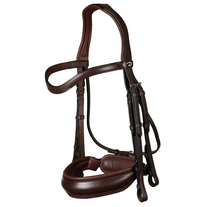 Bride Dy'on muserolle large (Dressage collection plat)