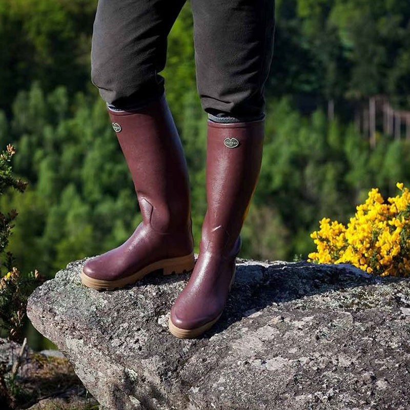 Bottes Saint-Hubert Le Chameau Homme doublées cuir