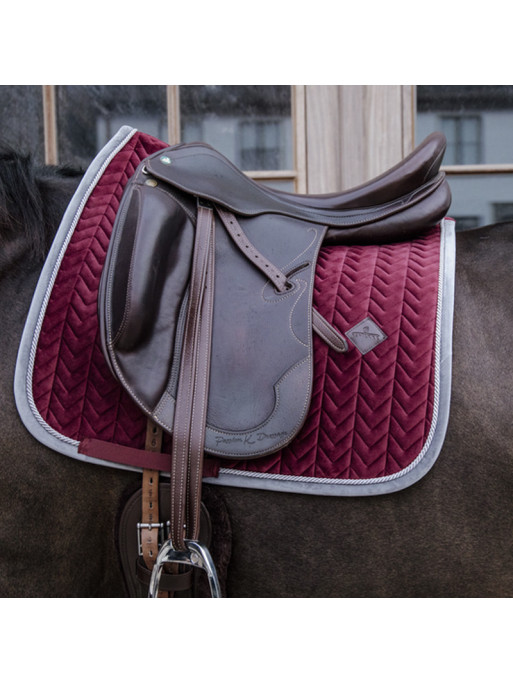 Tapis de selle Velvet Contrast dressage Kentucky Tapis de selle Velvet Contrast dressage Kentucky