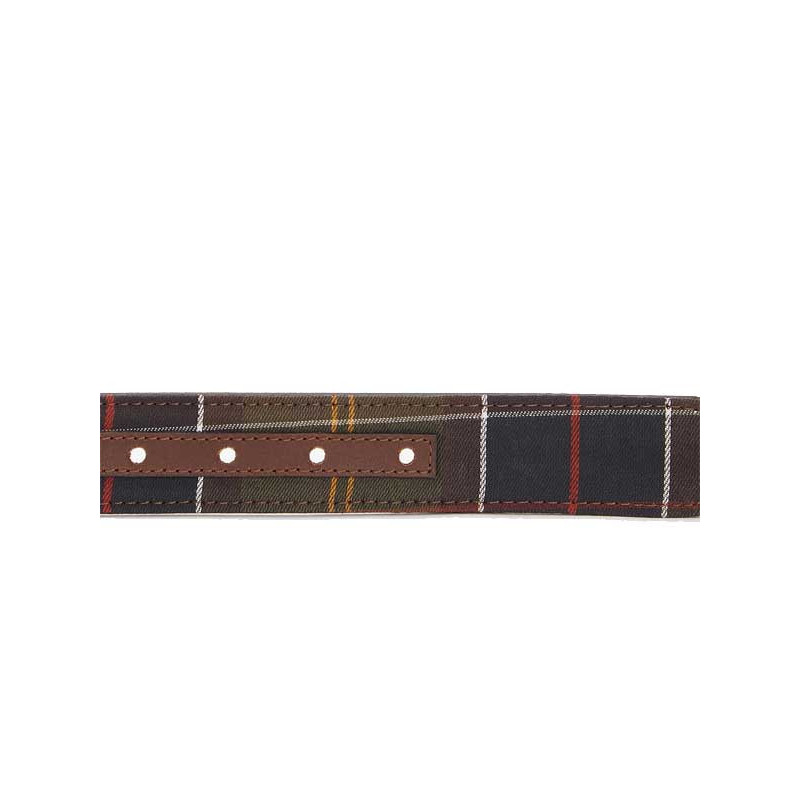 Ceinture réversible cuir et Tartan Barbour