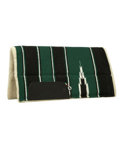 NETPROSHOP Navajo - Tapis de selle western en coton - Couleur : noir/rouge
