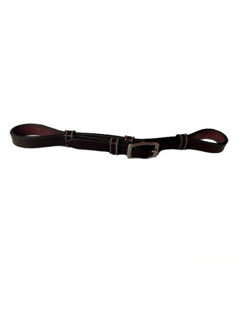 Gourmette cuir pour hackamore Jump'In