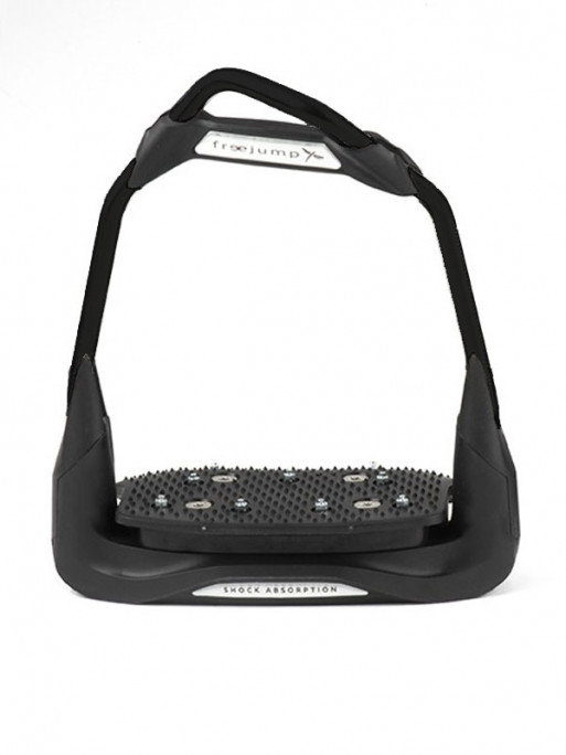 Etriers Air's Full Black oeillet orienté Freejump Etriers Air's Full Black oeillet orienté Freejump
