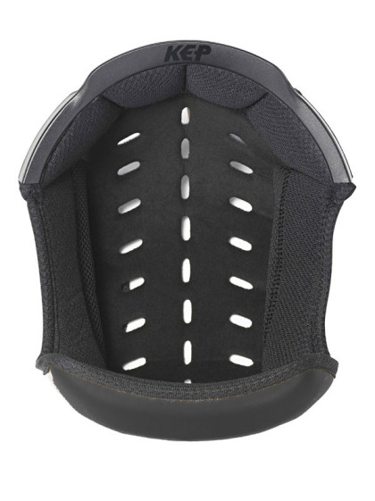 Mousse liner noir casque cromo forme ovale KEP