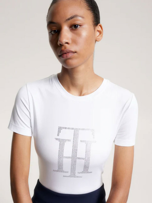 T-Shirt TH Rhinestone Tommy Hilfiger Equestrian
